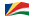 Seychelles-Bandeira ondulante