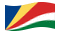 Seychelles-Bandeira ondulante