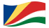 Seychelles-Bandeira ondulante