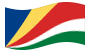 Seychelles-Bandeira ondulante
