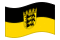 Baden-Württemberg-Bandeira ondulante