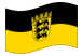 Baden-Württemberg-Bandeira ondulante