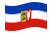 Schleswig-Holstein-Bandeira ondulante