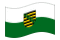 Saxónia-Bandeira ondulante