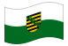Saxónia-Bandeira ondulante