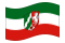 Renânia do Norte-Vestefália-Bandeira ondulante