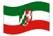 Renânia do Norte-Vestefália-Bandeira ondulante