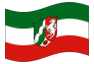 Bandeira animada Renânia do Norte-Vestefália