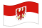 Brandenburgo-Bandeira ondulante