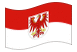 Brandenburgo-Bandeira ondulante