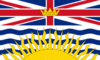 Gráficos de bandeira Colúmbia Britânica