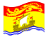 Nova Brunswick-Bandeira ondulante