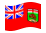 Manitoba-Bandeira ondulante