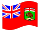 Bandeira animada Manitoba