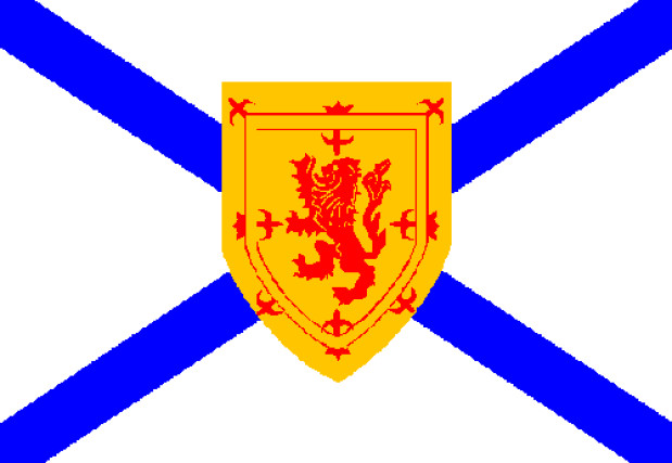 Bandeira Nova Escócia, Bandeira Nova Escócia