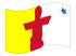 Nunavut-Bandeira ondulante
