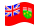 Ontário-Bandeira ondulante