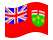Ontário-Bandeira ondulante
