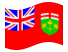 Ontário-Bandeira ondulante