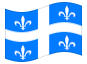 Bandeira animada Québec