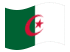 Argélia-Bandeira ondulante