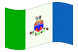 Território do Yukon-Bandeira ondulante