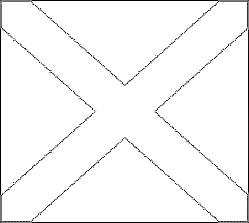 Contorno da bandeira de Alabama para colorir