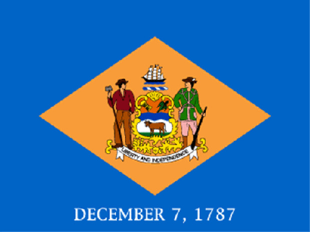Bandeira Delaware, Bandeira Delaware