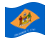 Delaware-Bandeira ondulante