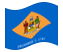 Delaware-Bandeira ondulante