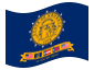 Bandeira animada Geórgia