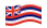 Hawaii-Bandeira ondulante