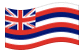 Hawaii-Bandeira ondulante