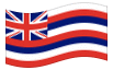 Bandeira animada Hawaii