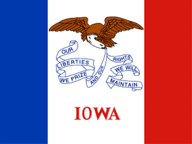 Bandeira Iowa, Bandeira Iowa