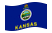 Kansas-Bandeira ondulante