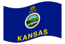 Bandeira animada Kansas