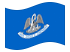 Louisiana-Bandeira ondulante