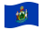 Maine-Bandeira ondulante