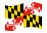 Maryland-Bandeira ondulante