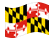 Maryland-Bandeira ondulante