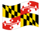 Maryland-Bandeira ondulante