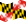 Maryland-Bandeira ondulante estática