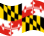 Maryland-Bandeira ondulante estática