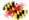 Maryland-Bandeira em vinheta oval