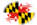 Maryland-Bandeira em vinheta oval