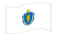 Massachusetts-Bandeira ondulante