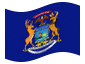 Bandeira animada Michigan