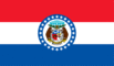 Gráficos de bandeira Missouri