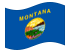 Montana-Bandeira ondulante